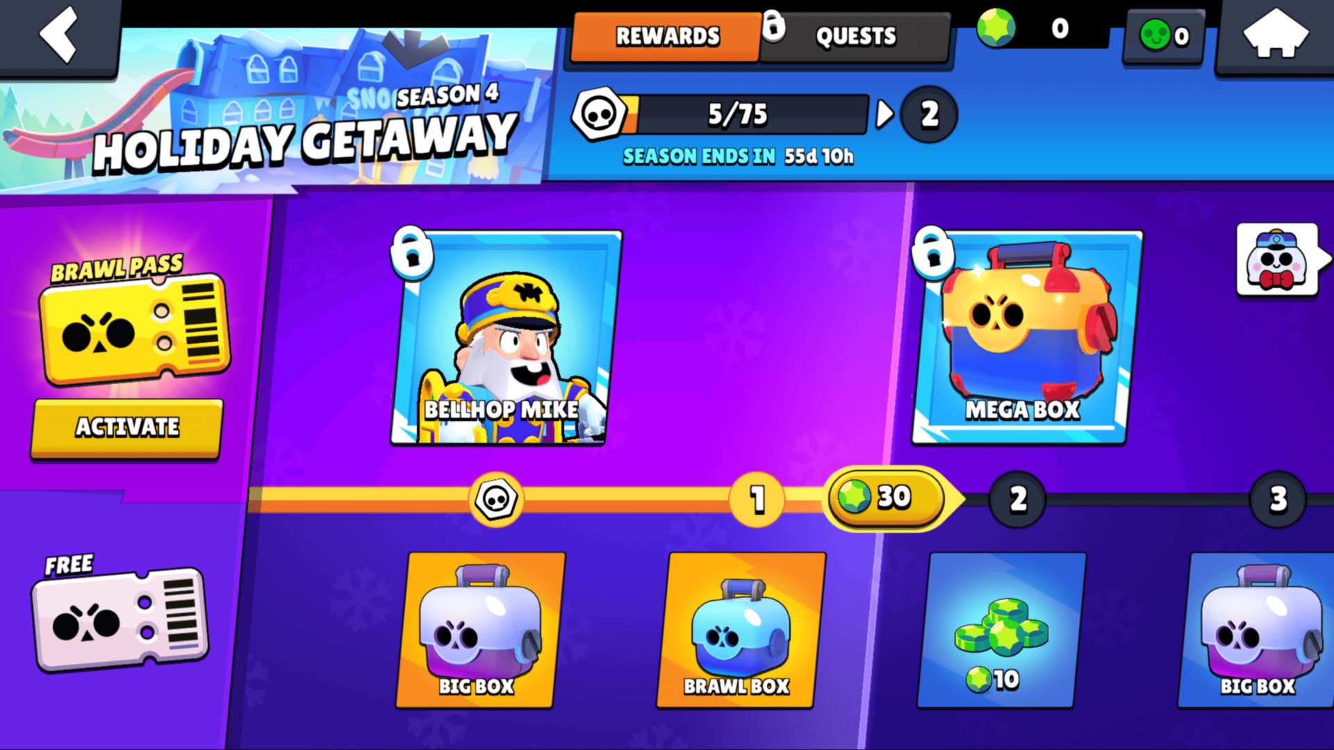 Discounted gem offers in Brawl Stars.